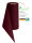 Sensalux NATURE Tischläufer - 0,3m x 25m Weinrot