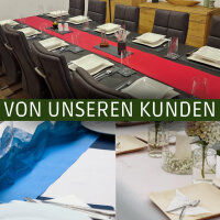 Sensalux NATURE Tischläufer - 0,3m x 25m Limettengrün