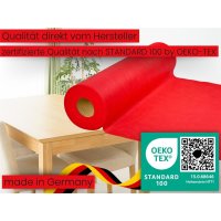 Sensalux Tischdeckenrollen 1m x 25m Rot