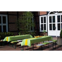 Sensalux Kombi-Set 1 Tischdeckenrolle 1m x 25m + Tischläufer 30cm (Farbe nach Wahl)