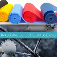 BioHelfer Kübelpflanzensack + Befestigungsband, Frostschutz für Pflanzen, Farbe + Größe wählbar