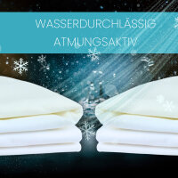 BioHelfer Kübelpflanzensack + Befestigungsband, Frostschutz für Pflanzen, 85cm Ø, Höhe: 150cm, Weiß