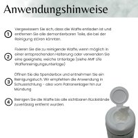 AMF Life Waffenpflegetücher in W18-Öl getränkt, 40 Stk.