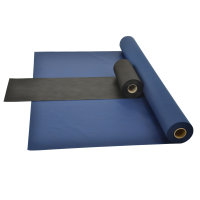 Sensalux Kombi-Set 1 Tischdeckenrolle 1m x 25m blau + Tischläufer 30cm schwarz