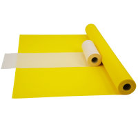 Sensalux Kombi-Set 1 Tischdeckenrolle 1m x 25m gelb + Tischläufer 30cm creme