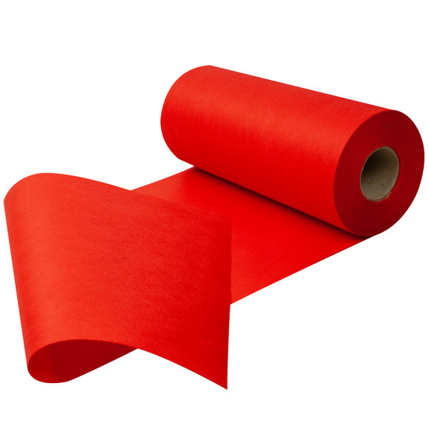 Sensalux Tischläufer 50cm x 25m Rot