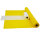Sensalux Kombi-Set 1 Tischdeckenrolle 1m x 25m gelb + Tischläufer 30cm weiß