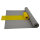 Sensalux Kombi-Set 1 Tischdeckenrolle 1m x 25m grau + Tischläufer 30cm gelb
