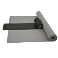 Sensalux Kombi-Set 1 Tischdeckenrolle 1m x 25m grau + Tischläufer 30cm schwarz