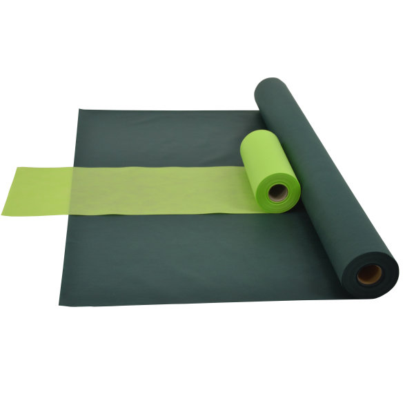Sensalux Kombi-Set 1 Tischdeckenrolle 1m x 25m grün + Tischläufer 30cm apfelgrün