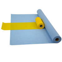 Sensalux Kombi-Set 1 Tischdeckenrolle 1m x 25m hellblau + Tischläufer 30cm gelb