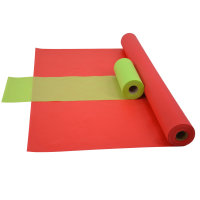 Sensalux Kombi-Set 1 Tischdeckenrolle 1m x 25m rot + Tischläufer 30cm apfelgrün