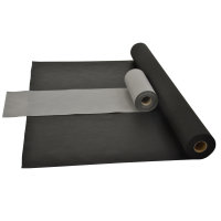 Sensalux Kombi-Set 1 Tischdeckenrolle 1m x 25m schwarz + Tischläufer 30cm grau