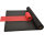 Sensalux Kombi-Set 1 Tischdeckenrolle 1m x 25m schwarz + Tischläufer 30cm rot