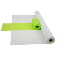 Sensalux Kombi-Set 1 Tischdeckenrolle 1m x 25m weiß + Tischläufer 30cm apfelgrün
