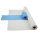 Sensalux Kombi-Set 1 Tischdeckenrolle 1m x 25m weiß + Tischläufer 30cm hellblau