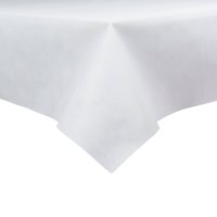 Sensalux abwaschbare Tischdecke, 1m x 1m, Weiß
