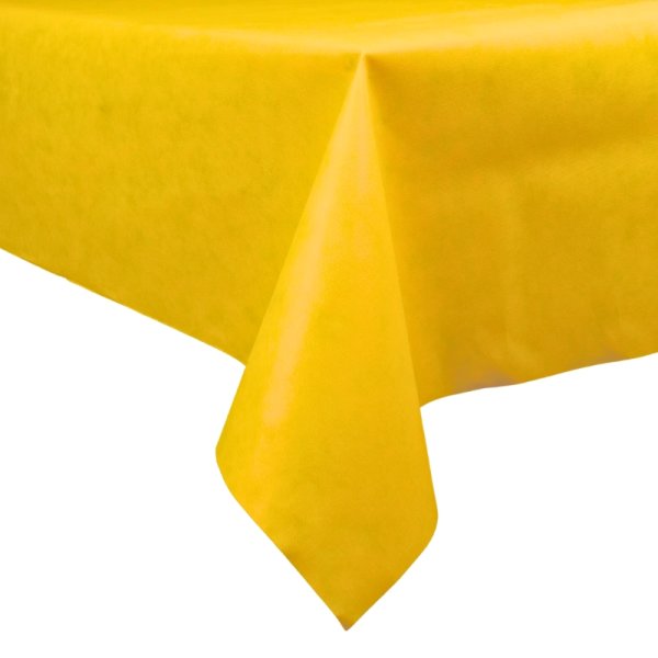 Sensalux abwaschbare Tischdecke, 1m x 1m, Gelb
