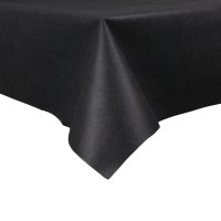 Sensalux abwaschbare Tischdecke, 1m x 1m, Schwarz