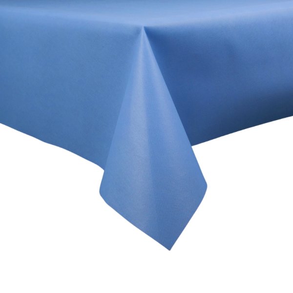 Sensalux Abwaschbare Tischdecke 1m x 2,5m Hellblau