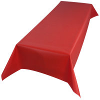 Sensalux Abwaschbare Tischdecke 1m x 2,5m Rot