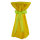 Sensalux Stehtischüberwurf: Gelb, Schleifenband: Apfelgrün