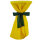 Sensalux Stehtischüberwurf: Gelb, Schleifenband: Grün
