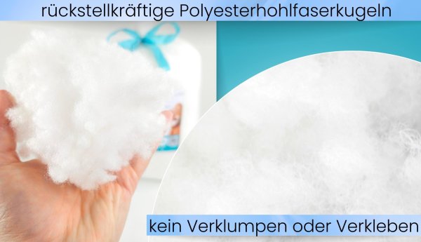 Sensalux Kissenfüllung, 1000g, Weiß, Polyesterhohlfaserkugeln, waschb, 8,90  €