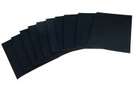 Filzgleiter 10 Stück, A4-Format, selbstklebend, 4-5mm stark, verschiedene Farben schwarz