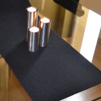 Filz-Tischläufer, 30cm x1,20m schwarz