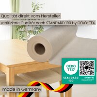 Sensalux Tischdeckenrolle, wasserabweisend, 80g/m², bis zu 45% Recyclat, 1,19m x 25m, Creme