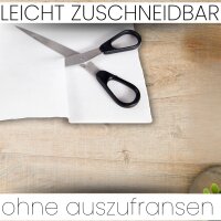 Sensalux Tischdeckenrolle, wasserabweisend, 80g/m², bis zu 45% Recyclat, 1,49m x 25m, Weiß