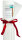Sensalux Tischdeckenrolle, wasserabweisend, 80g/m², bis zu 45% Recyclat, 1,49m x 25m, Weiß