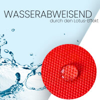 Sensalux Tischdeckenrolle, wasserabweisend, 80g/m², bis zu 45% Recyclat, 1,49m x 25m, Rot