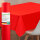 Sensalux Tischdeckenrolle, wasserabweisend, 80g/m², bis zu 45% Recyclat, 1,49m x 25m, Rot