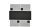 Filz-Kult, Tischläufer 1m x 40cm schwarz, 4x Glasuntersetzer schwarz, 4x Tischset hellgrau