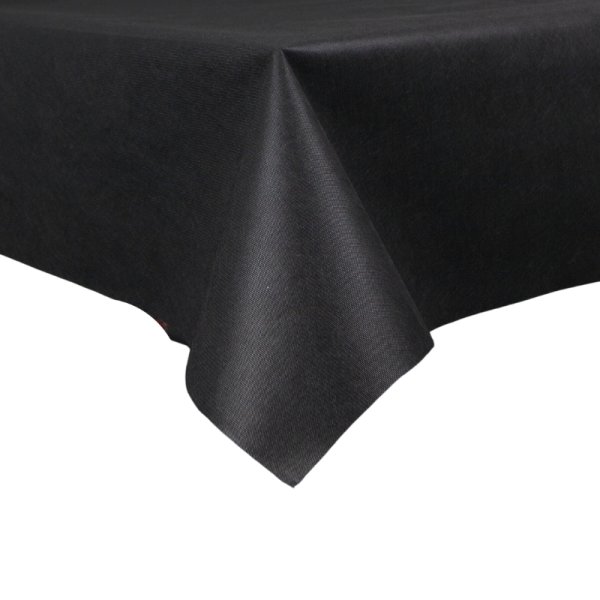 Sensalux abwaschbare Tischdecke, 1,50m x 3m Schwarz
