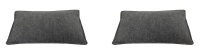 Filz-Kult Sitzkissen für Bierzeltgarnitur, 2 Stück, grau-meliert