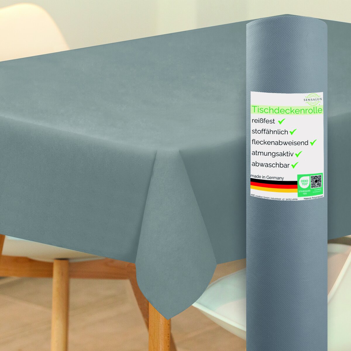 Sensalux Tischdeckenrollen 1m x 10m grau, 15,45 €