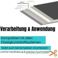 AMF Life Flüssigkunststoffvlies, Spezialvlies, Flüssigabdichtung - 0,30m x 50m