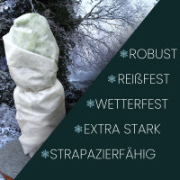 BioHelfer Wintervlies auf Rolle, Frostschutzvlies, 25m Länge, Breite + Grammatur wählbar