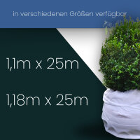 BioHelfer Wintervlies auf Rolle, 25m Länge, 1,18m x 25m - 80g/m² Sandfarben