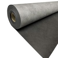 AMF Life Lamellenwand-Hintergrund, Vlies, schwarz-anthrazit, Witterungsbeständig, Größe wählbar 1,5m x 25m