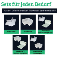 AMF Life Vlies-Ecken, Außenecken, weiß, 20 Stück