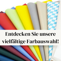 Sensalux abwaschbare Tischdecke (Farbe+Größe wählbar), inkl. 2 weiße Bankauflagen