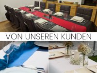 Sensalux Tischdeckenrollen-Set, 2 Stück, 1m x 25m Schwarz
