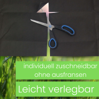 BioHelfer Unkrautvlies, Gartenvlies - Anthrazit/Schwarz, 1m x 50m - 50g/m²