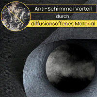 AMF Life Dachunterspannbahn, grau selbstklebend, mit Klebestreifen
