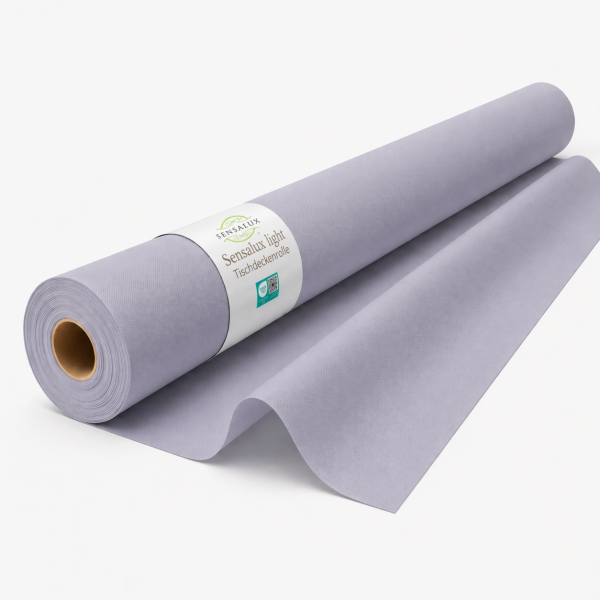 Sensalux light Tischdeckenrolle, grau, 1,10m x 25m