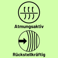 Filz-Kult Sitzkissen für Bierzeltgarnitur, 2 Stück, beige-meliert